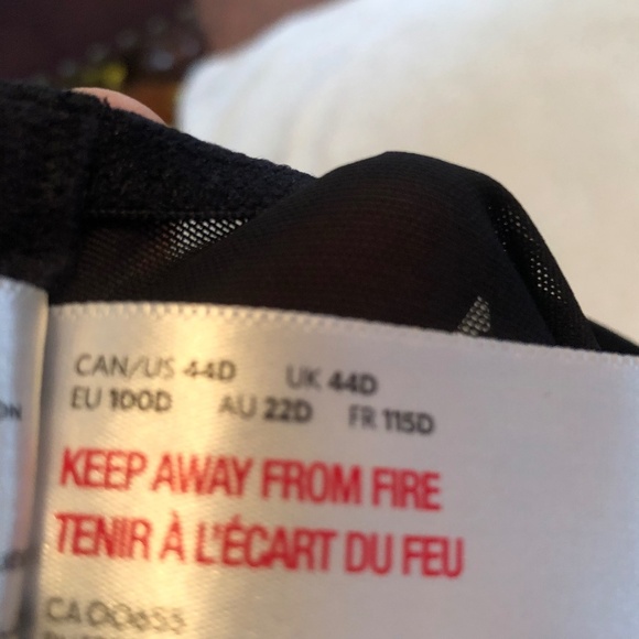 Deesse bra, size 44 D -pink with grey - new or just tried on - Picture 7 of 8